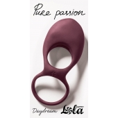 Бордовое эрекционное виброкольцо Daydream - Lola Games - в Иваново купить с доставкой