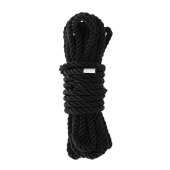 Черная веревка для шибари DELUXE BONDAGE ROPE - 5 м. - Dream Toys - купить с доставкой в Иваново
