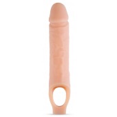 Телесный реалистичный фаллоудлинитель 10 Inch Silicone Cock Sheath Penis Extender - 25,4 см. - Blush Novelties - в Иваново купить с доставкой