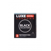 Черные презервативы LUXE Royal Black Collection - 3 шт. - Luxe - купить с доставкой в Иваново