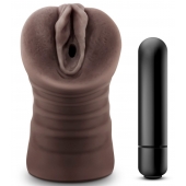 Коричневый мастурбатор-вагина Hot Chocolate Brianna - Blush Novelties - в Иваново купить с доставкой