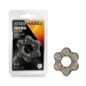 Дымчатое эрекционное кольцо Stay Hard Thick Bead Cock Ring - Blush Novelties - в Иваново купить с доставкой