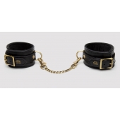 Черные оковы на ноги Bound to You Faux Leather Ankle Cuffs - Fifty Shades of Grey - купить с доставкой в Иваново