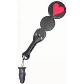 Шлёпалка  Черви  с анальным плагом - LOVETOY (А-Полимер) - купить с доставкой в Иваново