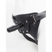 Черный пояс для насадок CLASS STRAP Restyling - LOVETOY (А-Полимер) - купить с доставкой в Иваново