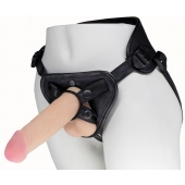 Пояс харнесс BEST UNI strap с 2 насадками - 18 и 22 см. - LOVETOY (А-Полимер) - купить с доставкой в Иваново