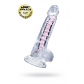 Прозрачный гибкий фаллоимитатор Paret - 18 см. - A-toys купить с доставкой в интернет-магазине Orgasmix в Иваново Прозрачный гибкий фаллоимитатор Paret - 18 см. - A-toys