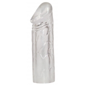 Удлиняющая насадка на пенис Mega Dick Sleeve Transparent - Orion - в Иваново купить с доставкой