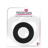 Набор из 3 эрекционных колец SILICONE COCKRINGS - Dream Toys - в Иваново купить с доставкой