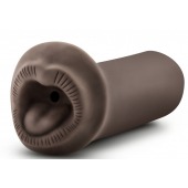 Коричневый мастурбатор-ротик Naughty Nicole - Blush Novelties - в Иваново купить с доставкой