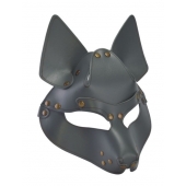 Серая маска Wolf с клепками - Sitabella - купить с доставкой в Иваново