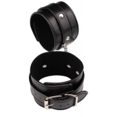Черные оковы Classic Ankle Cuffs - Chisa - купить с доставкой в Иваново