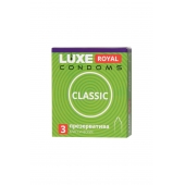 Гладкие презервативы LUXE Royal Classic - 3 шт. - Luxe - купить с доставкой в Иваново