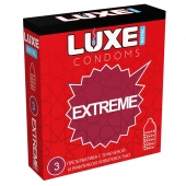 Текстурированные презервативы LUXE Royal Extreme - 3 шт. - Luxe - купить с доставкой в Иваново