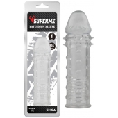 Прозрачная реалистичная насадка на пенис Extra Texture Sleeve - 16,2 см. - Chisa - в Иваново купить с доставкой