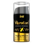 Жидкий интимный гель с эффектом вибрации Vibration! Vodka Energy - 15 мл. - INTT - купить с доставкой в Иваново