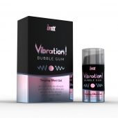 Жидкий интимный гель с эффектом вибрации Vibration! Bubble Gum - 15 мл. - INTT - купить с доставкой в Иваново