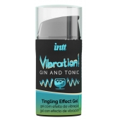Жидкий интимный гель с эффектом вибрации Vibration! Gin   Tonic - 15 мл. - INTT - купить с доставкой в Иваново