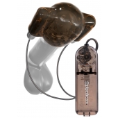 Дымчатый вибростимулятор головки пениса Dual Vibrating Head Teaser - Pipedream - в Иваново купить с доставкой