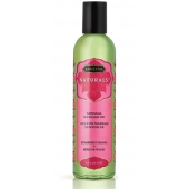 Массажное масло Naturals Strawberry Dreams с ароматом клубники - 236 мл. - Kama Sutra - купить с доставкой в Иваново