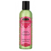 Массажное масло Naturals Strawberry Dreams с ароматом клубники - 59 мл. - Kama Sutra - купить с доставкой в Иваново