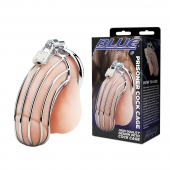 Металлическая клетка Prisoner Cock Сage с замком - BlueLine - купить с доставкой в Иваново