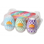 Набор из 6 мастурбаторов Tenga EGG IV с различным рельефом - Tenga - в Иваново купить с доставкой
