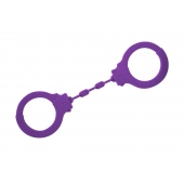 Фиолетовые силиконовые поножи Limitation - Lola Games - купить с доставкой в Иваново