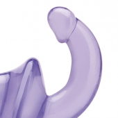 Фиолетовый безремневой страпон Strapless Strap-On - Lux Fetish - купить с доставкой в Иваново