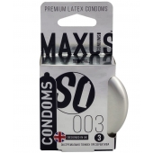 Экстремально тонкие презервативы в железном кейсе MAXUS Extreme Thin - 3 шт. - Maxus - купить с доставкой в Иваново