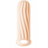 Телесный фаллоудлинитель Homme Wide - 13 см. - Lola Games - в Иваново купить с доставкой