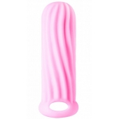 Розовый фаллоудлинитель Homme Wide - 13 см. - Lola Games - в Иваново купить с доставкой