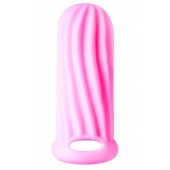 Розовый фаллоудлинитель Homme Wide - 11 см. - Lola Games - в Иваново купить с доставкой