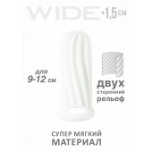 Белый фаллоудлинитель Homme Wide - 11 см. - Lola Games - в Иваново купить с доставкой