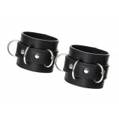 Черные наручники Anonymo на сцепке - ToyFa - купить с доставкой в Иваново