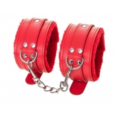 Красные оковы Anonymo из искусственной кожи - ToyFa - купить с доставкой в Иваново