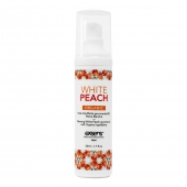 Разогревающее массажное масло Gourmet White Peach Organic с органическими ингредиентами - 50 мл. - Exsens - купить с доставкой в Иваново