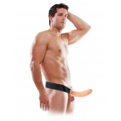 Полый страпон 8  Hollow Strap-On телесного цвета - 19 см. - Pipedream - купить с доставкой в Иваново
