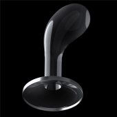 Прозрачный стимулятор простаты Flawless Clear Prostate Plug - 15 см. - Lovetoy - в Иваново купить с доставкой