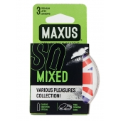 Презервативы в пластиковом кейсе MAXUS AIR Mixed - 3 шт. - Maxus - купить с доставкой в Иваново