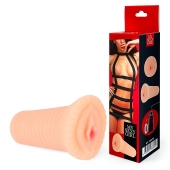 Реалистичный мастурбатор-вагина телесного цвета с вибрацией - Bior toys - в Иваново купить с доставкой