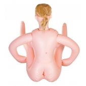 Надувная секс-кукла с реалистичной головой и поднятыми ножками - ToyFa - в Иваново купить с доставкой Надувная секс-кукла с реалистичной головой и поднятыми ножками - ToyFa - в Иваново купить с доставкой