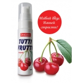 Гель-смазка Tutti-frutti с вишнёвым вкусом - 30 гр. - Биоритм - купить с доставкой в Иваново