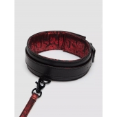 Стильный ошейник с поводком Reversible Faux Leather Collar and Lead - Fifty Shades of Grey - купить с доставкой в Иваново