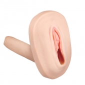Мастурбатор-вагина с вибрацией и выносным пультом управления REALSTUFF SMOOTH   BALD - Dream Toys - в Иваново купить с доставкой