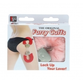 Металлические наручники с розовой меховой опушкой METAL HANDCUFF WITH PLUSH PINK - Dream Toys - купить с доставкой в Иваново