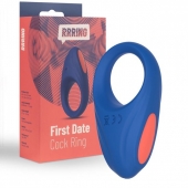 Синее эрекционное кольцо RRRING First Date Cock Ring - FeelzToys - в Иваново купить с доставкой