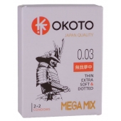 Набор из 4 презервативов OKOTO MegaMIX - Sitabella - купить с доставкой в Иваново