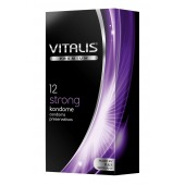 Презервативы с утолщённой стенкой VITALIS PREMIUM strong - 12 шт. - Vitalis - купить с доставкой в Иваново