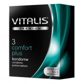 Контурные презервативы VITALIS PREMIUM comfort plus - 3 шт. - Vitalis - купить с доставкой в Иваново